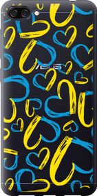 Чехол на Asus ZenFone 4 Max ZC520KL Сердца UA "5292u-1242-17620"