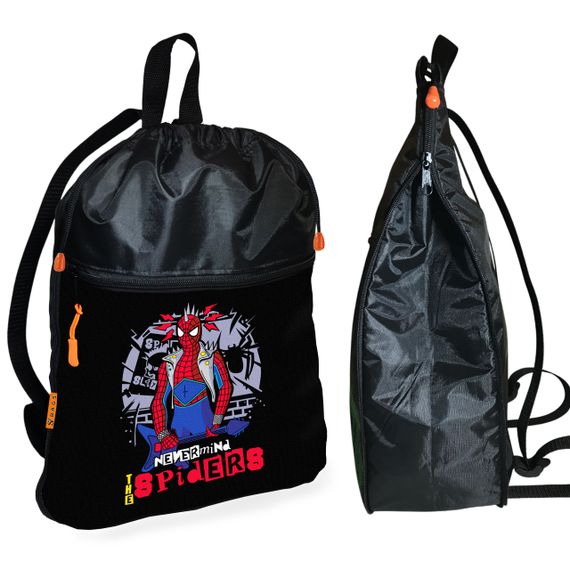 Рюкзак-мешок для школы Человек-паук "Spider-Man"детская сумка для обуви и спортивной одежды (01517)