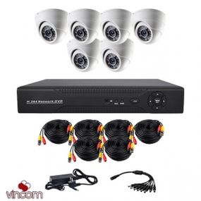 Комплект AHD видеонаблюдения CoVi Security AHD-6D KIT