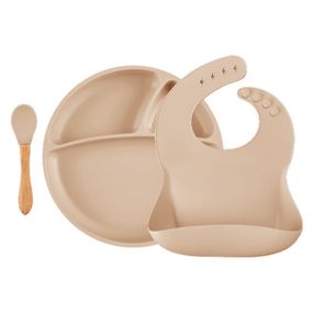 Набор детской посуды MinikOiOi BLW SetII-Bubble Beige (101070023)