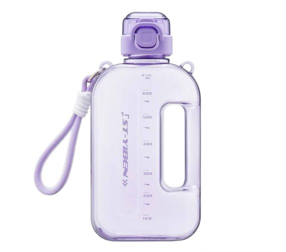 Пляшка для води із BPA-free пластику 750 мл. Фіолетова