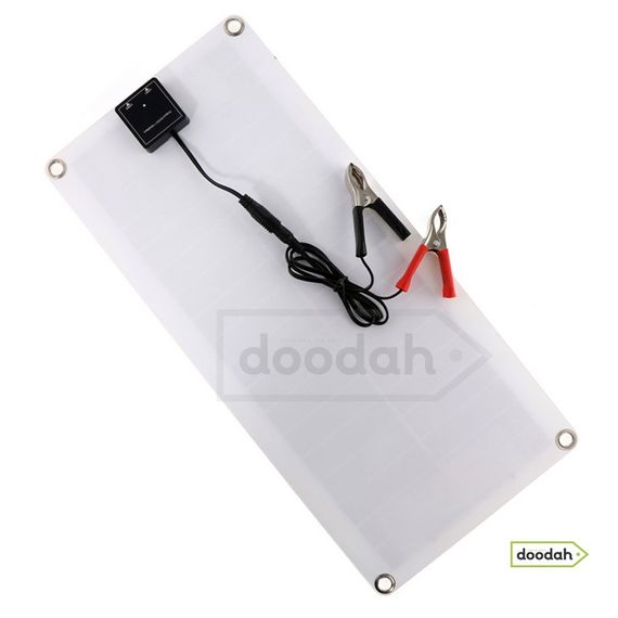 Портативна гнучка сонячна панель Luxuglow 30 Вт IP67 + Контролер PWM-LCD&USB 12/24V 40A | Зображення 4