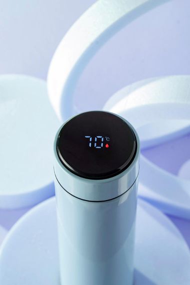 Термос питьевой с индикатором Adler AD-4506-blue-LED 473 мл голубой | Зображення 3