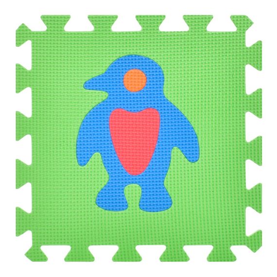 Детский коврик Мозаика "Животные" M 0376-1, 10 деталей, EVA, 30х30 см | Зображення 5