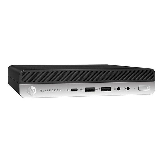 Неттоп HP EliteDesk 800 G3 Mini USFF / Intel Core i5-6400T (4 ядра по 2.2 - 2.8 GHz) / 8 GB DDR4 / 120 GB SSD / Intel HD Graphics 510 / DisplayPort б/у | Зображення 1