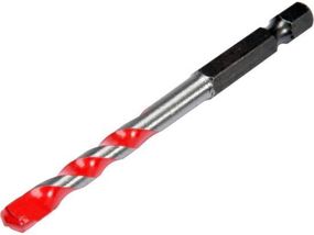 Свердло универсальне YATO Польша: YG6X, Ø= 6 мм, l= 85/30 мм, HEX-1/4" YT-44783