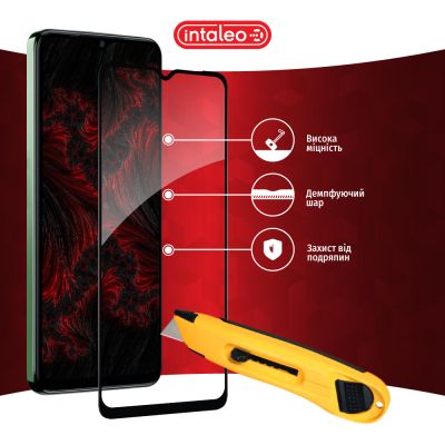 Стекло защитное Intaleo Full Glue Tecno Spark 10C Black (1283126564918) | Зображення 4
