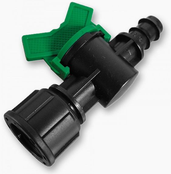 Мінікран лінійний Bradas різьба внутрішня 1/2" / штуцер для трубки 20 мм 25 шт