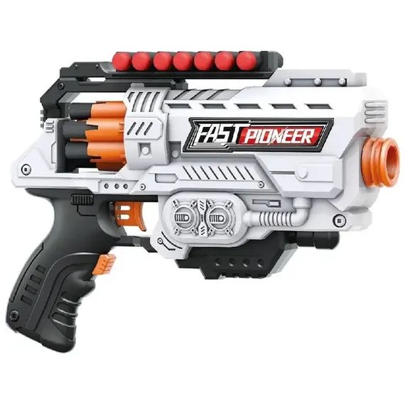Бластер BIG529 Fast Pioneer Electric з м'якими патронами 16шт (6953505663529) | Зображення 1