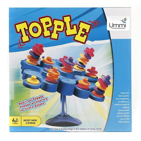 Настільна інтерактивна гра Ummi 707-30 Topple Tower Game Blue | Зображення 5