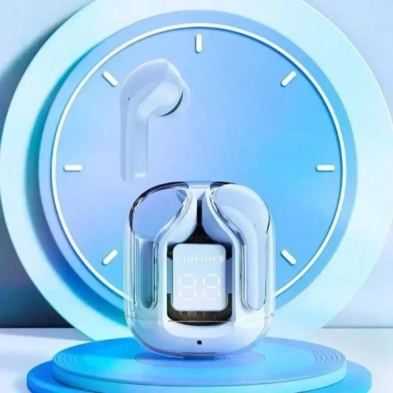 T2 TWS Бездротові Bluetooth-навушники з цифровим дисплеєм і Hi-Fi звуком. Сині | Зображення 2