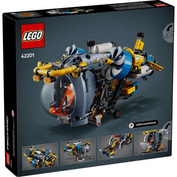 Конструктор LEGO Technic Глибоководний дослідницький підводний човен (42201) | Зображення 8