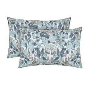 Набір наволочок Home Line 64609 Україна 50x70  Поліестер, Бавовна Зелений, Принт