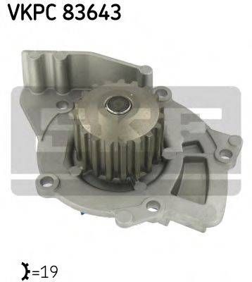 Насос водяний (Вир-во SKF) SKF VKPC83643 на PEUGEOT 508