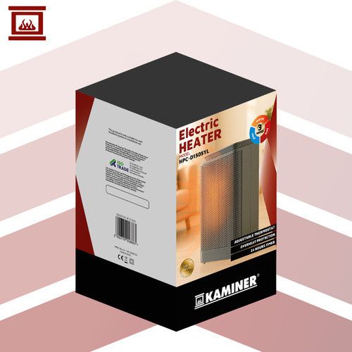 Енергозберігаючий керамічний електричний обігрівач KAMINER LUMNI 1500 Вт | Зображення 1