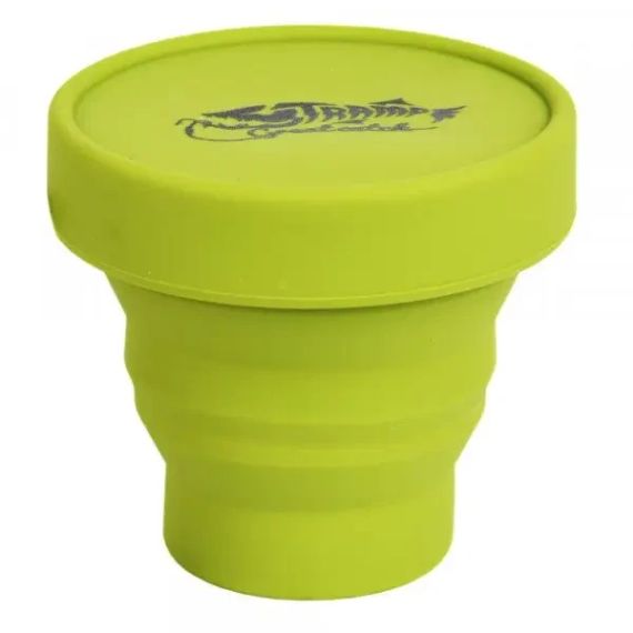 Стакан складной силиконовый Tramp с крышкой 180ml olive (UTRC-083-olive)