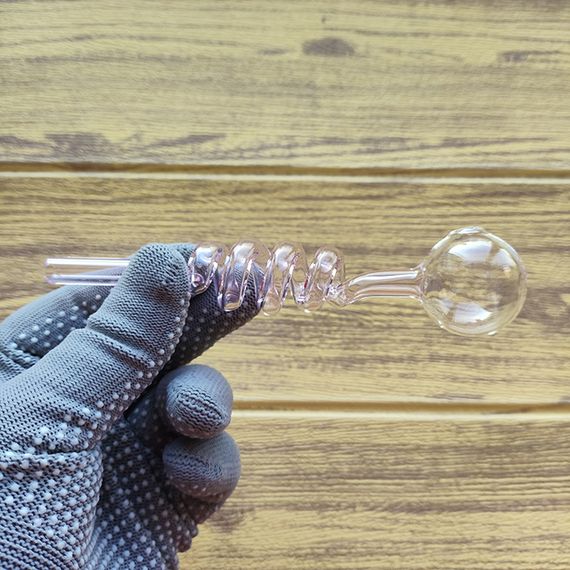 Стеклянная трубка Helix Oil Pink | Зображення 1