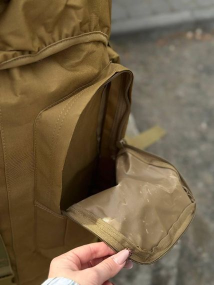 Рюкзак Койот тактичний Каркасний 120 Л Coyote Алюмінієва рама | Зображення 4