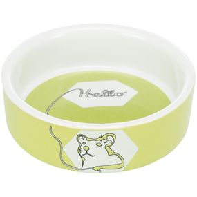 Миска Trixie для гризунів Hello Hamster хом як керамічна 8 см 90 мл