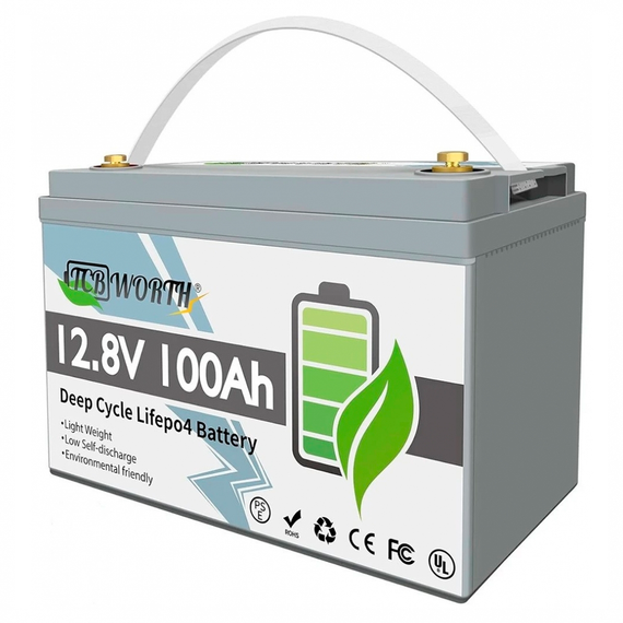Акумулятор TCBWorth LiFePO4 12В 100 Аг для ДБЖ