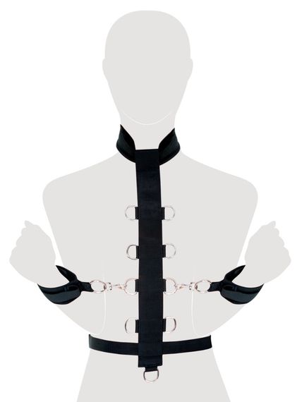 Бондажний набір - FFS Fantasy Harness Black | Зображення 4
