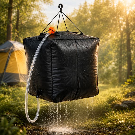 Похідний переносний душ для кемпінгу, туристів, дачників Camp Shower 40л | Зображення 4