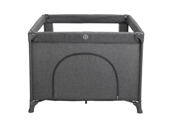 Манеж дитячий квадратний VELANO Cubo, dark grey (0-4 роки)