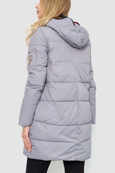 Куртка жіноча демісезонна, колір сірий, 235R2662-1 | Зображення 3