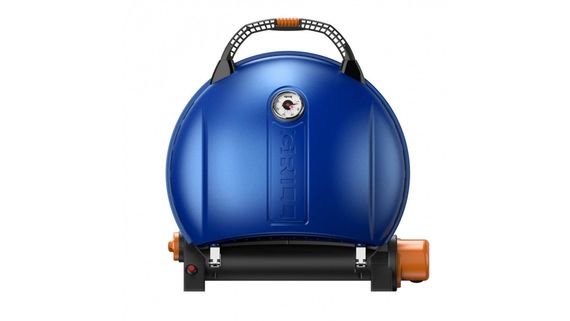 КОМПЛЕКТ Портативний переносний газовий гриль O-GRILL 900, синій + шланг в подарунок! Код: 011683 | Зображення 1