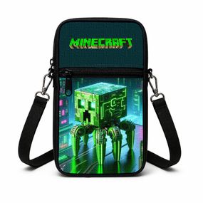 Сумка-чохол для телефону Minecraft,дитяча сумка через плече, водонепроникна міні-сумка (4773)