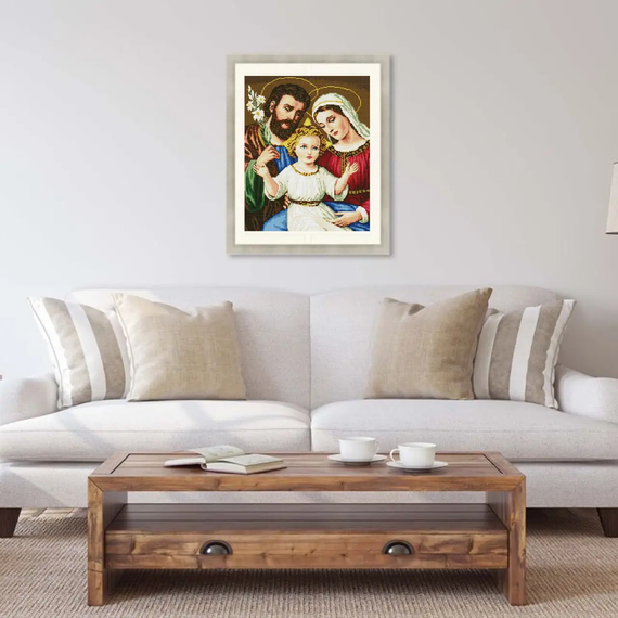 Алмазна мозаїка Ікона Свята Родина 40х50 см ColorArt  SP016 | Зображення 5