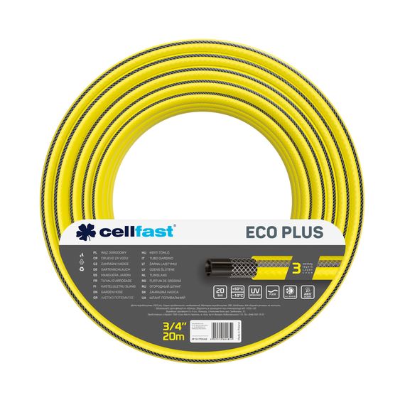 Садовий шланг Cellfast ECO PLUS 3/4" 20 м 12-170