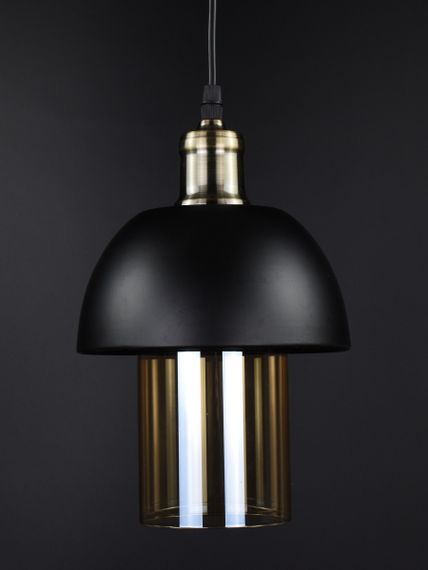 Люстра підвісна LOFT на 1 лампочку 26964 Чорний 35-100х17х17 см. | Зображення 1