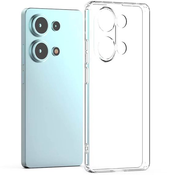 TPU чохол Epic Transparent 1,5mm Full Camera для Xiaomi Redmi Note 13 Pro 4G / Poco M6 Pro 4G Безбарвний (прозорий) | Зображення 2