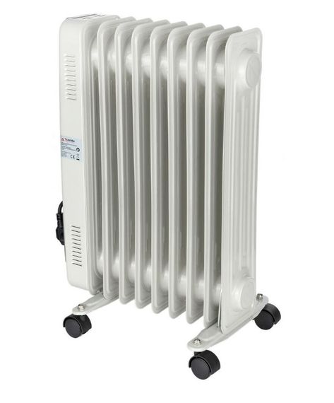 Електричний радіатор Tagred 2,0 кВт, площа обігріву 20 кв.м., білий, підлоговий, 8 секцій (TA920) | Зображення 4