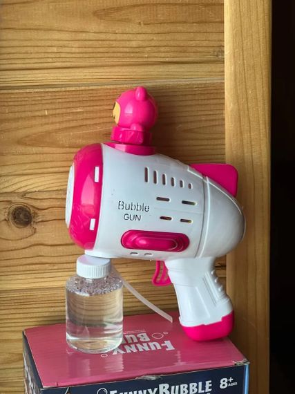 Пистолет детский автоматический пистолет пулемёт для мыльных пузырей Toy bubble gun AND 388-10 | Зображення 2