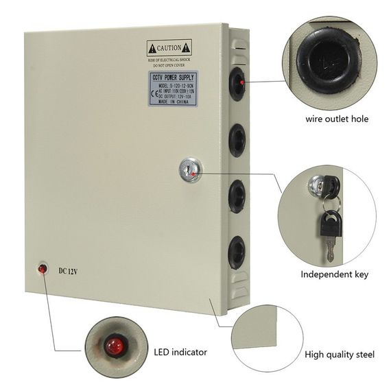 Блок живлення PROLUM™ 12V, 240W, 20.0А, Series "CCTV" | Зображення 5