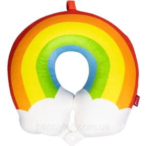 Подушка для шиї Rainbow U-подібна, червоний HP-56-13R