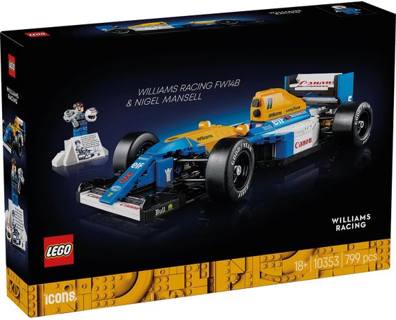 Конструктор LEGO Icons Williams Racing FW14B і Найджел Менселл 10353