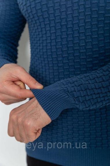 Светр чоловічий, колір джинс, розмір L-XL FA_008399 | Зображення 4