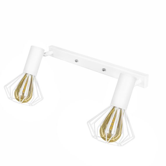 Світильник лофт MSK Electric Diadem настінно-стельовий NL 22151-2W білий | Зображення 2