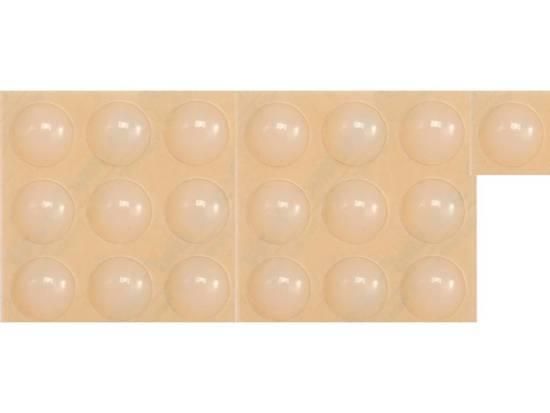 Прокладка силіконова самоклеюча під меблі VOREL, 10мм, набір 20шт [32/576] VR-74911