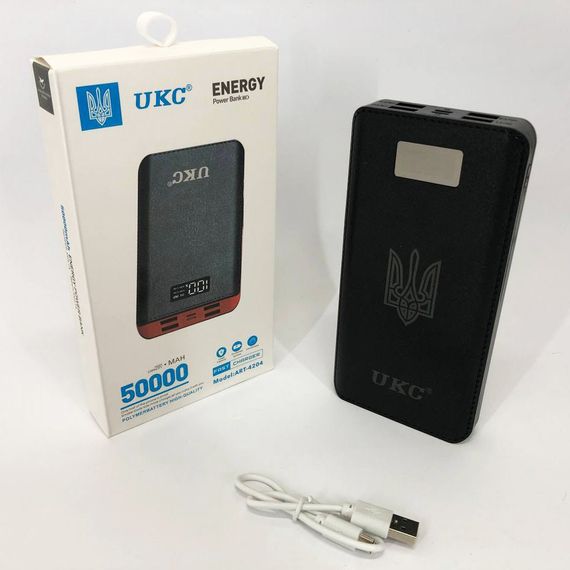 Переносная зарядка POWER BANK UKC 50000mah, Портативные зарядные устройства Power Bank YL-26 | Зображення 4