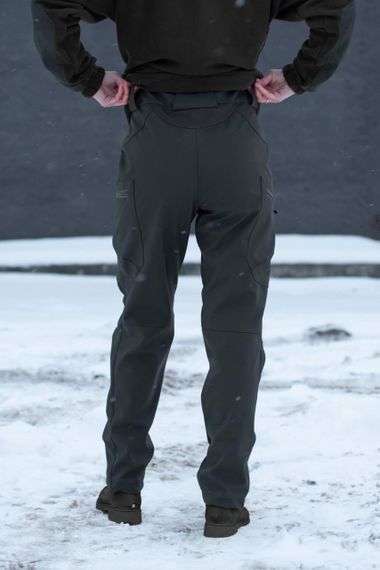 Штани жіночі олива Soft Shell R Military + | Зображення 3