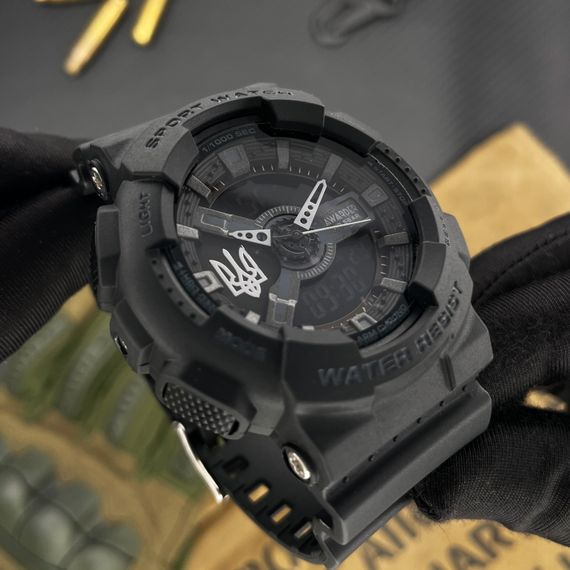 Чоловічий годинник Awarder 005 Тризуб срібло Black | Зображення 4