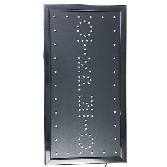 Вывеска Открыто 4825 48*25 вертикальная