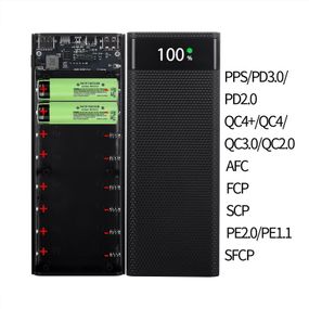 Корпус Павербанк QC 22,5W (быстрая зарядка) Power Bank 8*18650