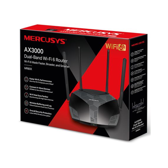 Маршрутизатор Mercusys MR80X | Зображення 4