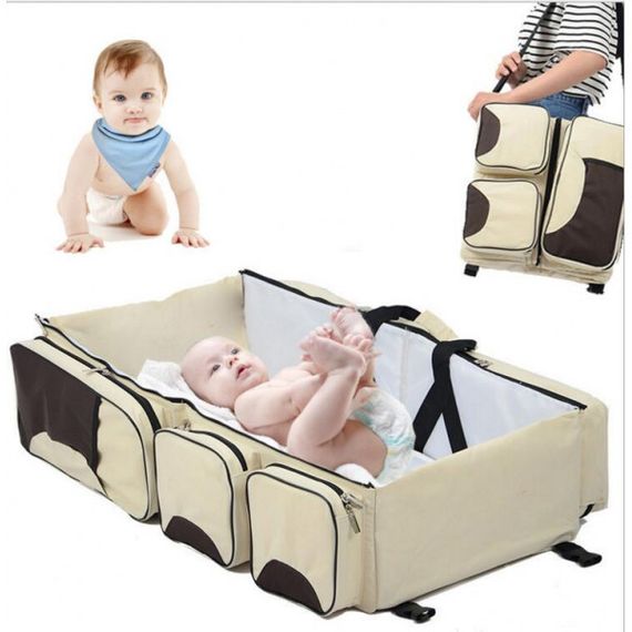 Многофункциональная переноска-кровать для младенцев Baby room(20) Синий и красный | Зображення 9