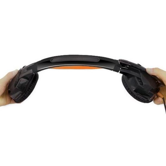 Навушники REAL-EL GDX-7700 SURROUND 7.1 black-orange | Зображення 5